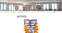 Desktop Screenshot of cdi.lycee-eca.fr
