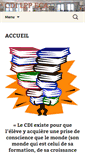 Mobile Screenshot of cdi.lycee-eca.fr
